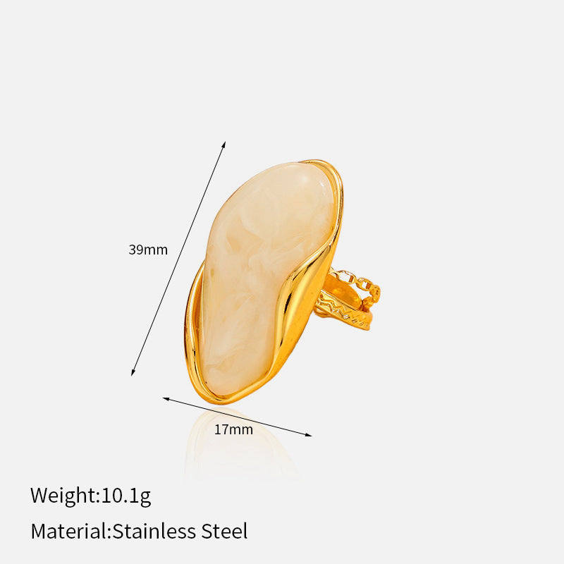 Maximalist Waterproof Adjustable Titanium Steel Ring