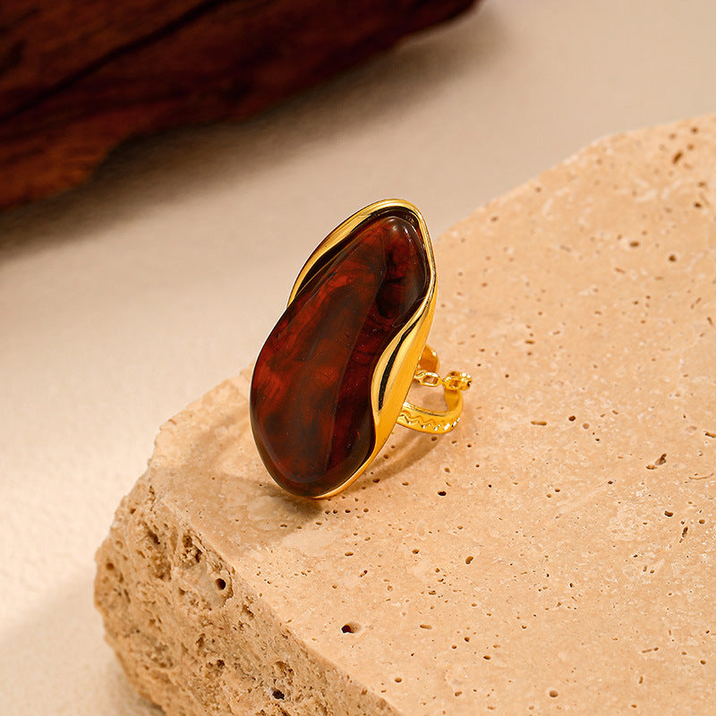 Maximalist Waterproof Adjustable Titanium Steel Ring