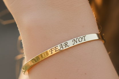 Mantra Bracelets - Empower Minimalist Cuff - metal content